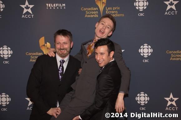 Kyle Tingley, Gavin Crawford and Andrew Cheng | CBC Broadcast Gala | 2nd Canadian Screen Awards