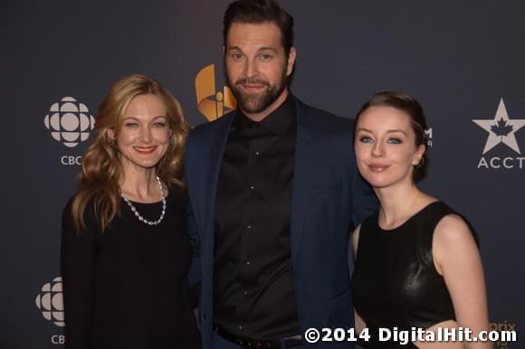 Azura Skye, Benjamin Arthur and Kacey Rohl | CBC Broadcast Gala | 2nd Canadian Screen Awards