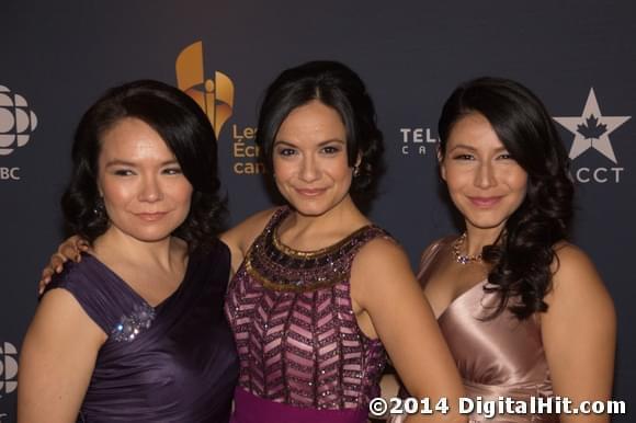 Jennifer Podemski, Sarah Podemski and Tamara Podemski | CBC Broadcast Gala | 2nd Canadian Screen Awards