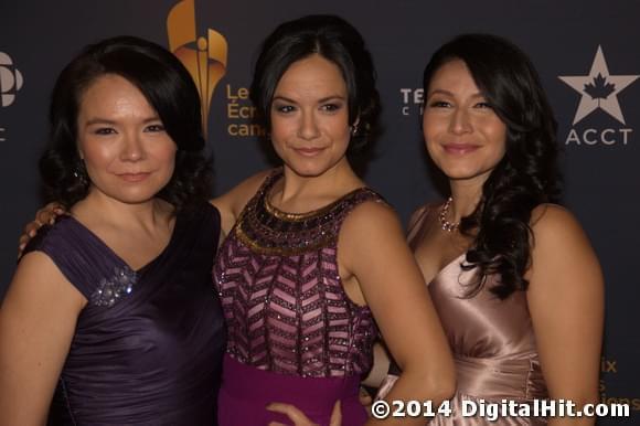 Jennifer Podemski, Sarah Podemski and Tamara Podemski | CBC Broadcast Gala | 2nd Canadian Screen Awards