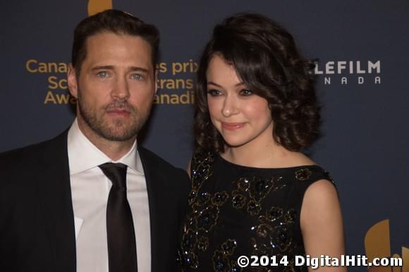 Jason Priestley and Tatiana Maslany | CBC Broadcast Gala | 2nd Canadian Screen Awards