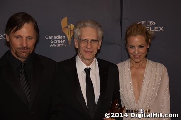 Viggo Mortensen, David Cronenberg and Maria Bello | CBC Broadcast Gala | 2nd Canadian Screen Awards