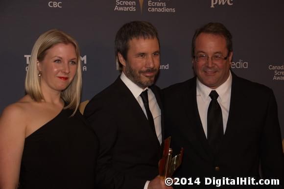Megan Guy, Denis Villeneuve and Blake Steels | CBC Broadcast Gala | 2nd Canadian Screen Awards