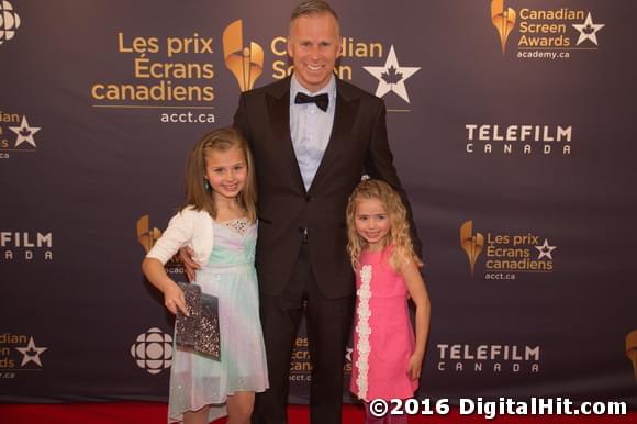 Aly Donoghue, Gerry Dee and Faith Donoghue | 4th Canadian Screen Awards