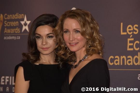 Julia Taylor Ross and Michelle Nolden | 4th Canadian Screen Awards