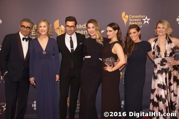Eugene Levy, Catherine O’Hara, Daniel Levy, Annie Murphy, Emily Hampshire, Shawn Levy and Jennifer Robertson | 4th Canadian Screen Awards