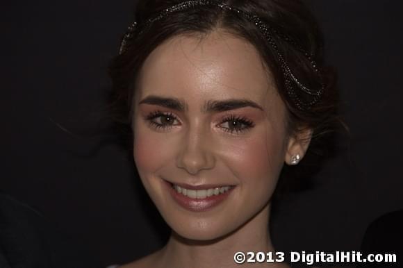 Lily Collins at The Mortal Instruments: City of Bones Toronto premiere