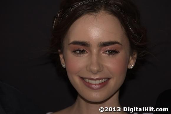 Lily Collins at The Mortal Instruments: City of Bones Toronto premiere