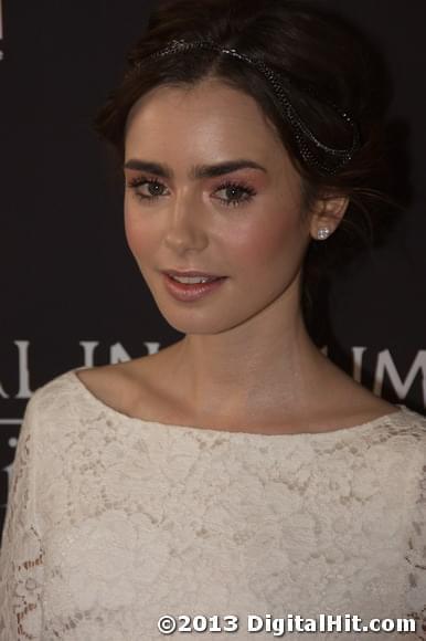 Lily Collins at The Mortal Instruments: City of Bones Toronto premiere