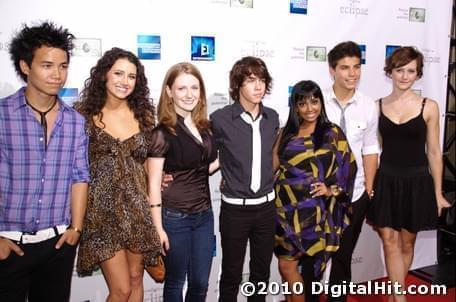 Shannon Kook-Chun, Alicia Josip, Charlotte Arnold, Munro Chambers, Melinda Shankar, Luke Bilyk and Jordan Todosey at The Twilight Saga: Eclipse premiere in Toronto presented by American Express Canada