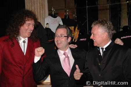 Brian May, Ben Elton and Roger Taylor | Arrivals | We Will Rock You opening night – Toronto