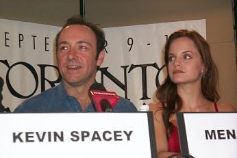 Kevin Spacey and Mena Suvari | American Beauty press conference | 24th Toronto International Film Festival