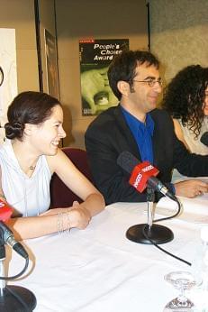 Elaine Cassidy and Atom Egoyan | Felicia’s Journey press conference | 24th Toronto International Film Festival