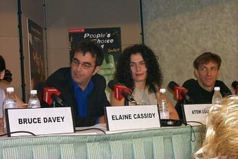 Atom Egoyan, Arsinée Khanjian and Mychael Danna | Felicia’s Journey press conference | 24th Toronto International Film Festival