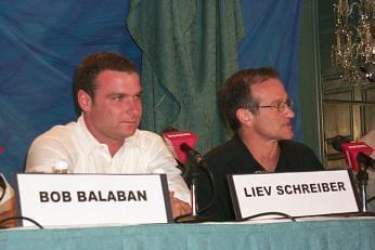 Liev Schreiber and Robin Williams | Jakob the Liar press conference | 24th Toronto International Film Festival