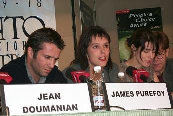 James Purefoy, Coky Giedroyc, Gina McKee and Elton John | Women Talking Dirty press conference | 24th Toronto International Film Festival