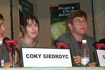 Coky Giedroyc, Gina McKee and Elton John | Women Talking Dirty press conference | 24th Toronto International Film Festival