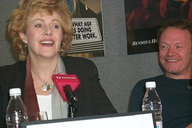 Lynn Redgrave and Jared Harris | How To Kill Your Neighbor’s Dog press conference | 25th Toronto International Film Festival