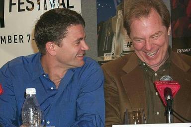 John Michael Higgins and Michael McKean | Best in Show press conference | 25th Toronto International Film Festival