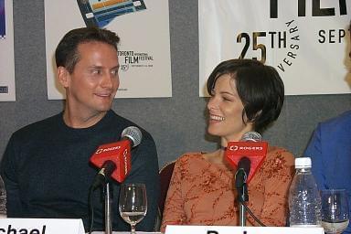 Michael Hitchcock and Parker Posey | Best in Show press conference | 25th Toronto International Film Festival