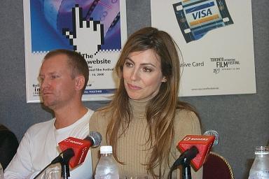 Ulrich Thomsen and Kathryn Bigelow at The Weight of Water press conference | 25th Toronto International Film Festival