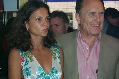 Luciana Pedraza and Robert Duvall | A Shot at Glory premiere | 25th Toronto International Film Festival