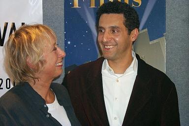 Marleen Gorris and John Turturro at The Luzhin Defence press conference | 25th Toronto International Film Festival