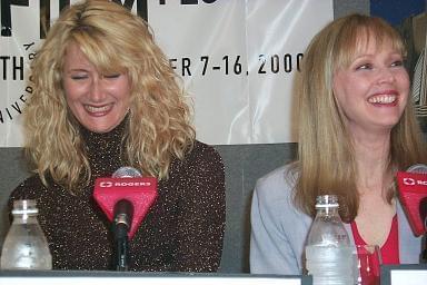 Laura Dern and Shelley Long | Dr. T and the Women press conference | 25th Toronto International Film Festival