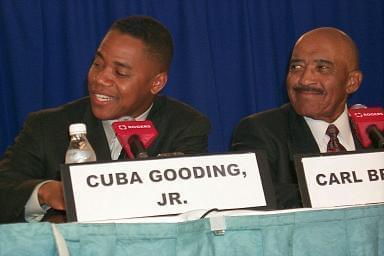 Cuba Gooding Jr. and Carl Brashear | Men of Honor press conference | 25th Toronto International Film Festival