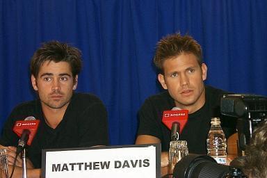 Photo: Picture of Colin Farrell and Matthew Davis | Tigerland press conference | 25th Toronto International Film Festival d8-i-1584.jpg