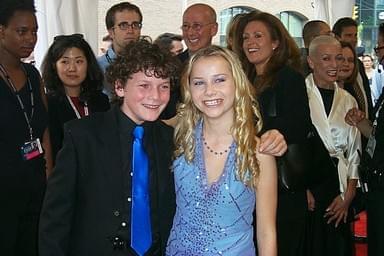 Anton Yelchin and Mika Boorem | Hearts in Atlantis premiere | 26th Toronto International Film Festival