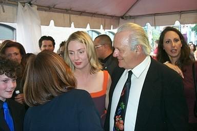 Anton Yelchin, Hope Davis and Anthony Hopkins | Hearts in Atlantis premiere | 26th Toronto International Film Festival