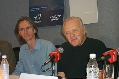 Scott Hicks and Anthony Hopkins | Hearts in Atlantis press conference | 26th Toronto International Film Festival