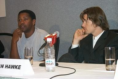 Photo: Picture of Denzel Washington and Ethan Hawke | Training Day press conference | 26th Toronto International Film Festival d3i-01-059.jpg