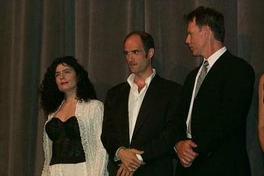 Arsinée Khanjian, Elias Koteas and Bruce Greenwood | Ararat premiere | 27th Toronto International Film Festival