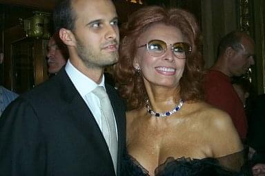 Edoardo Ponti and Sophia Loren | Between Strangers premiere | 27th Toronto International Film Festival