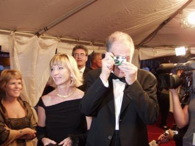 Denise Robert and Denys Arcand | Les Invasions Barbares premiere | 28th Toronto International Film Festival