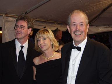 Piers Handling, Denise Robert and Denys Arcand | Les Invasions Barbares premiere | 28th Toronto International Film Festival