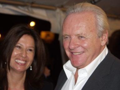 Stella Arroyave and Anthony Hopkins at The Human Stain premiere | 28th Toronto International Film Festival