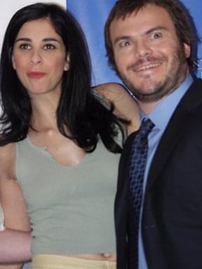 Sarah Silverman and Jack Black at The School of Rock press conference | 28th Toronto International Film Festival