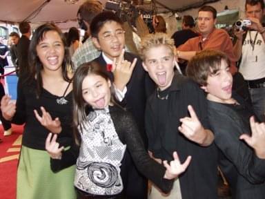 Rebecca Brown, Miranda Cosgrove, Robert Tsei, Kevin Clark and Joey Gaydos at The School of Rock premiere | 28th Toronto International Film Festival