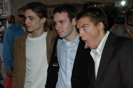 Ryan Donowho, Dan Harris and Emile Hirsch | Imaginary Heroes premiere | 29th Toronto International Film Festival