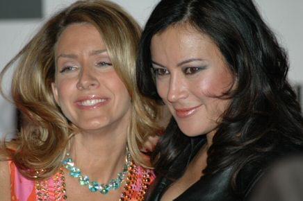 Joely Fisher and Jennifer Tilly | Vanity Fair/Holt Renfrew Vinyl party | 29th Toronto International Film Festival