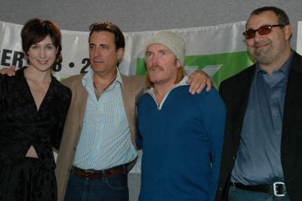 Elsa Zylberstein, Andy Garcia, Mick Davis and Philippe Martinez | Modigliani press conference | 29th Toronto International Film Festival