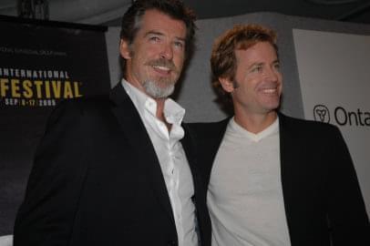 Pierce Brosnan and Greg Kinnear at The Matador press conference | 30th Toronto International Film Festival