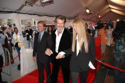 Greg Kinnear, Pierce Brosnan and Beau St. Clair at The Matador premiere | 30th Toronto International Film Festival