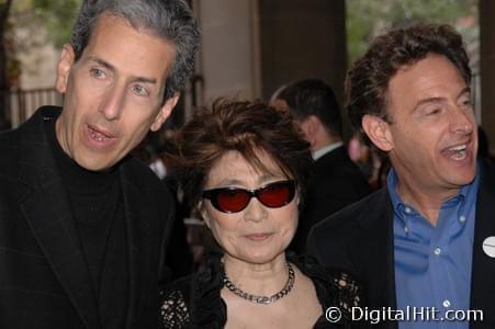 David Leaf, Yoko Ono and John Scheinfeld at The U.S. vs. John Lennon premiere | 31st Toronto International Film Festival