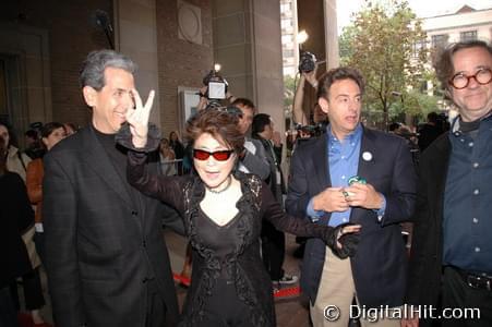 David Leaf, Yoko Ono and John Scheinfeld at The U.S. vs. John Lennon premiere | 31st Toronto International Film Festival