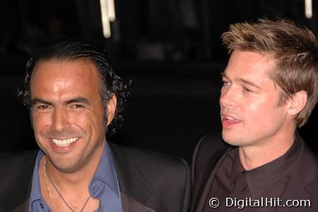 Alejandro González Iñárritu and Brad Pitt | Babel premiere | 31st Toronto International Film Festival