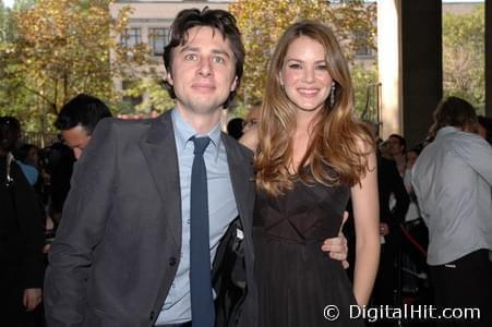 Zach Braff and Jacinda Barrett at The Last Kiss premiere | 31st Toronto International Film Festival